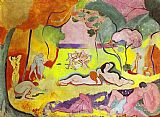 Henri Matisse Le bonheur de vivre painting